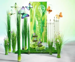 Manojo De Hierba Decorativa Extra Largo, Longitud 90 Cm