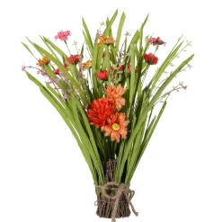 Manojo De Hierba Decorativa Mezcla De Flores De Colores 45 Cm