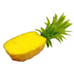 Media Piña Alimento De Imitación 20 Cm