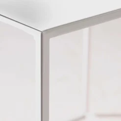 Mesa De Metal 45 X 45 Cm, Blanco