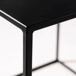 Mesa De Metal 45 X 45 Cm, Negra
