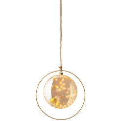 Micro Bola LED 26 Cm Dorada