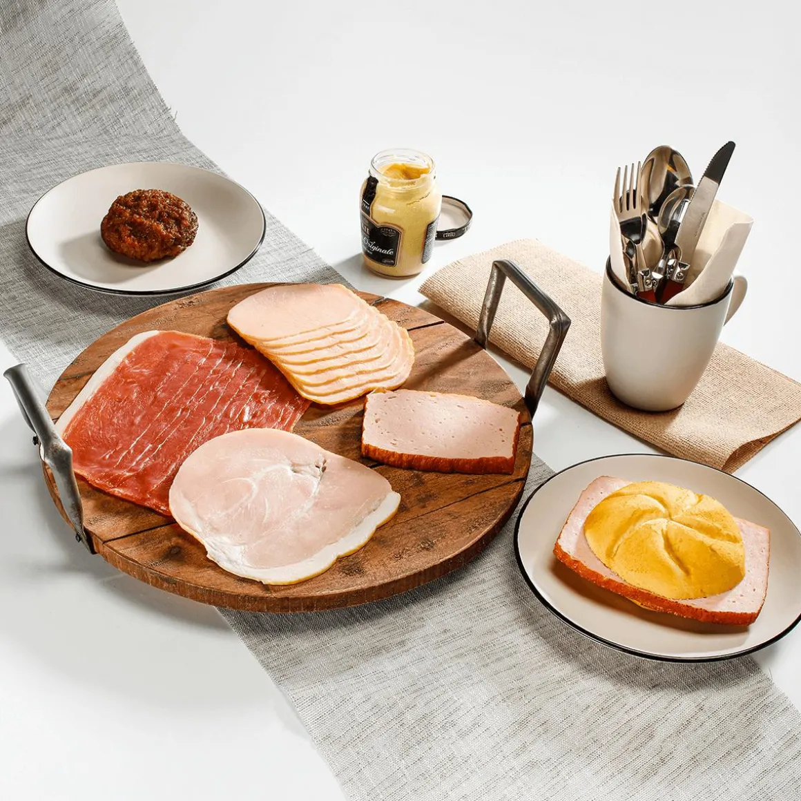 Muñeco De Comida De Rollo De Carne 14 Cm