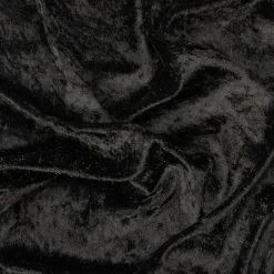 Pana Aterciopelada, Anchura: 150 Cm, Color Negro