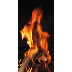 Pancarta De Tela Ignífuga "Fuego" De Tela De Bandera 100 X 200 Cm
