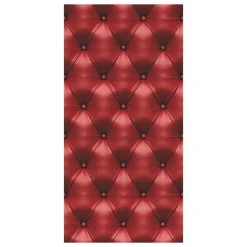 Pancarta De Tela Ignífuga "acolchada Roja" De 100 X 200 Cm