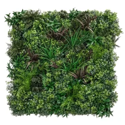 Panel De Plantas Artificiales MIX Ignífugo 1 X 1 M B1