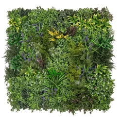 Panel Planta Artificial Mezcla De Hierba Lavanda B1 1 X 1 M