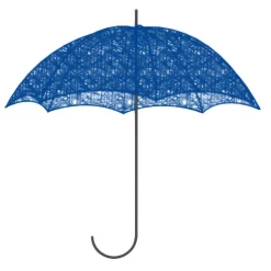 Pantalla 3D Azul De Malla De Fibra 75 Cm