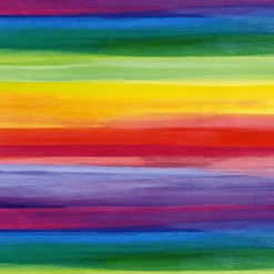 Papel De Regalo A Rayas De Colores 50 Cm X 50 M