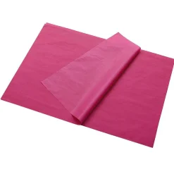 Papel De Seda 50 X 70 Cm Fucsia 480 Hojas