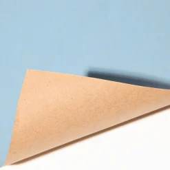 Papel Kraft Liso Azul Reciclado - Bobina De Papel De Regalo De 50 M