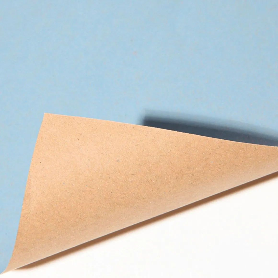 Papel Kraft Liso Azul Reciclado - Bobina De Papel De Regalo De 50 M