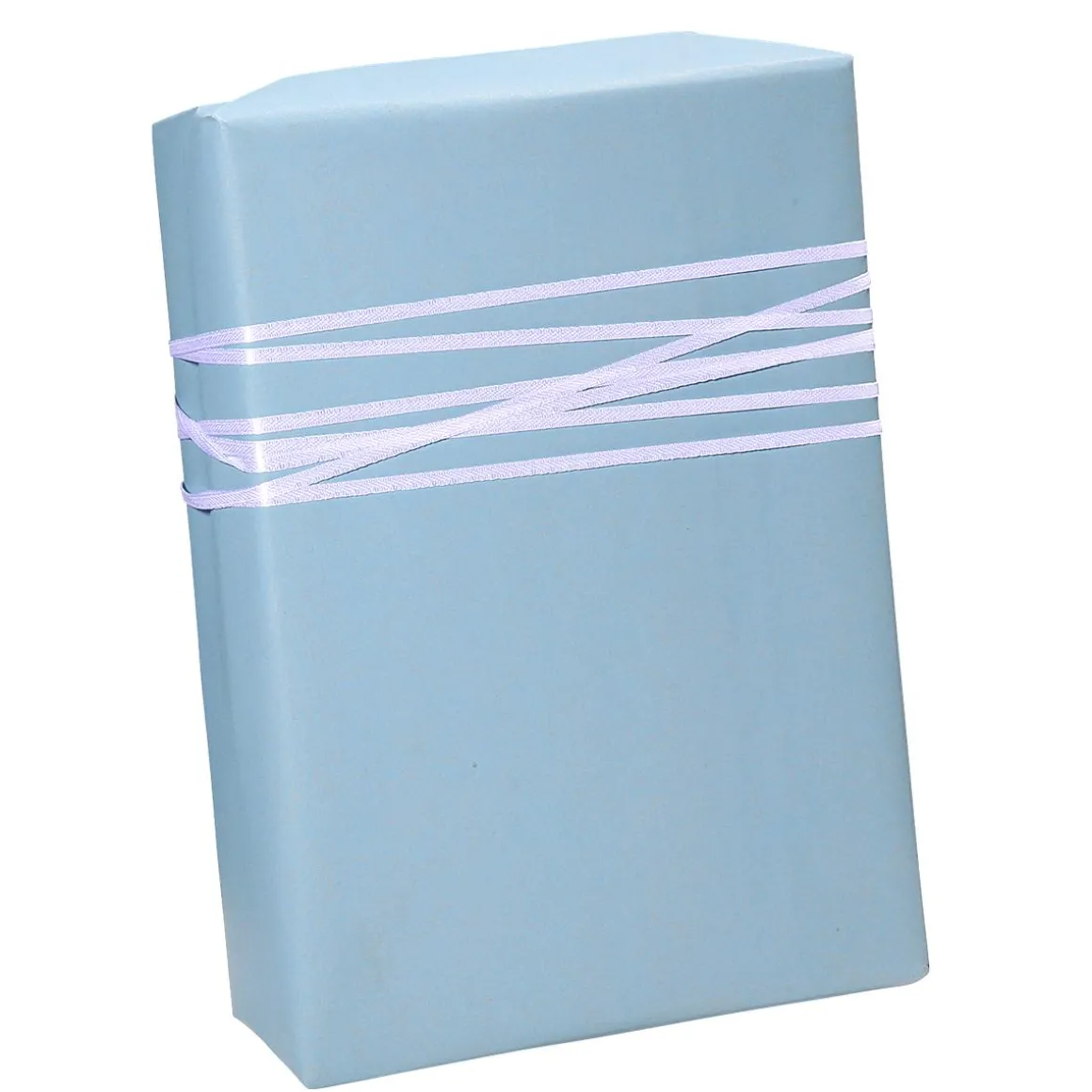 Papel Kraft Liso Azul Reciclado - Bobina De Papel De Regalo De 50 M