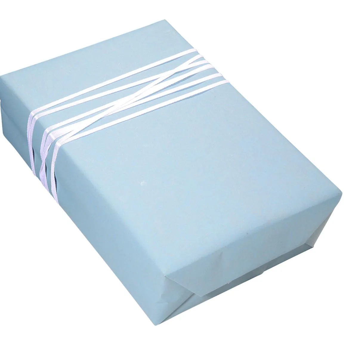 Papel Kraft Liso Azul Reciclado - Bobina De Papel De Regalo De 50 M