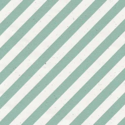 Papel Kraft Sostenible De Remolacha Azucarera Con Rayas Verdes Y Blancas - Rollo De Papel De Envolver De 50 M.