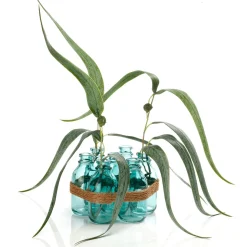 Paquete De 3 Eucaliptos Artificiales, Verde, 60 Cm De Altura
