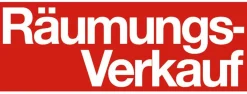 Pegatina "Räumungs-Verkauf" (liquidación Total)