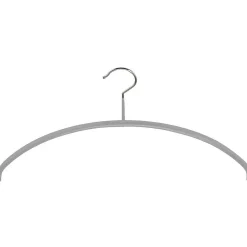 Percha Antideslizante, 36 Cm, Plata A´ 10 Piezas