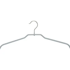 Percha Antideslizante Topform, 40 Cm, Plata A´ 10 Piezas