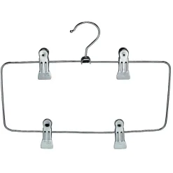 Percha Con Pinzas Para Ropa Interior, 4 Pinzas