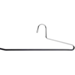 Percha Para Pantalones Antideslizante 35 Cm, Negro, 1 Paquete A´10 Piezas