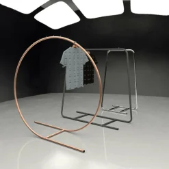 Perchero De Espacio Mediano Redondo Ø 160 Cm, Oro Rosado