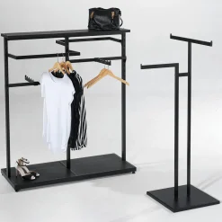 Perchero Metálico NOVUS, 2 Brazos, 138 Cm