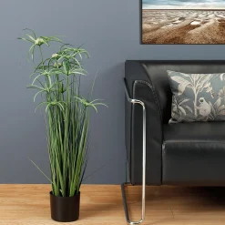 Planta Artificial De Papiro En Maceta De 90 Cm