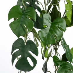 Planta Colgante Artificial Monstera En Maceta 106 Cm
