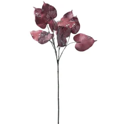 Rama Con Fronda Artificial 60 Cm Rosado