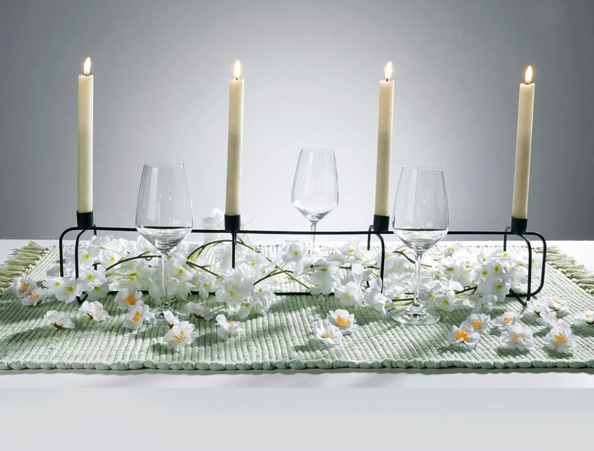Rama De Flores De Cerezo Decorativas Blanca, 180 Cm