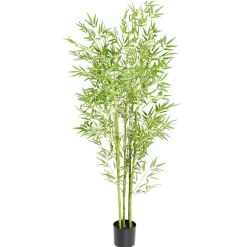 Árbol De Bambú Artificial En Maceta