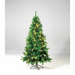 Árbol De Navidad Artificial Estrecho Con LED 210 Cm