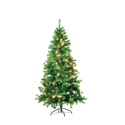 Árbol De Navidad Artificial Estrecho Con LED 240 Cm