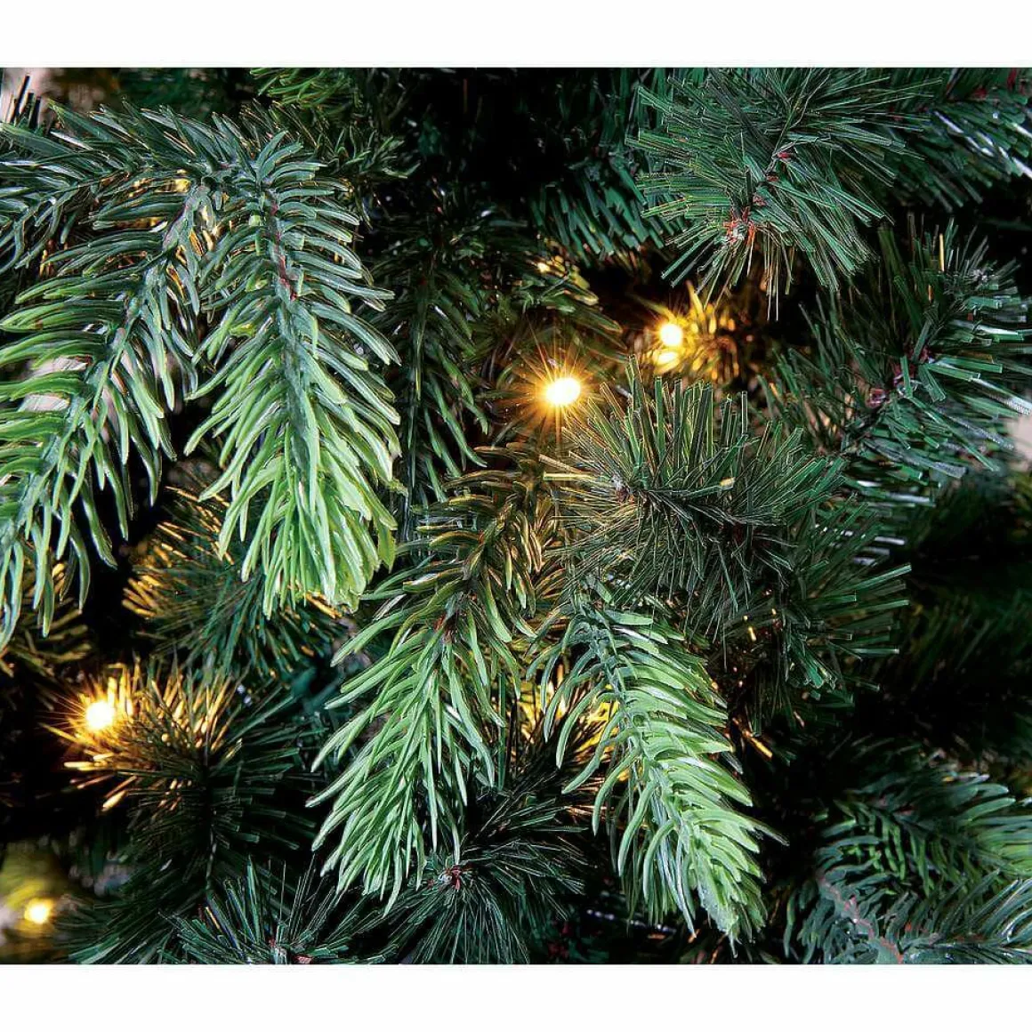 Árbol De Navidad Artificial Abeto Noble Con LED 180 Cm