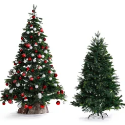 Árbol De Navidad Artificial Abeto Noble Con LED 210 Cm