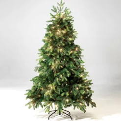 Árbol De Navidad Artificial Abeto Noble Con LED 240 Cm