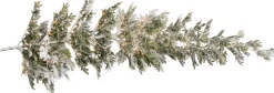 Árbol De Navidad Artificial Colgante Cedro Con Agujas Escarchadas Y LED 300 Cm