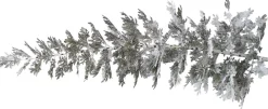 Árbol De Navidad Artificial Colgante Cedro Con Agujas Escarchadas 300 Cm