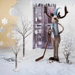 Árbol Decorativo Nevado Altura 70 Cm