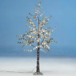 Árbol LED Blanco Cálido Marrón 150 Cm