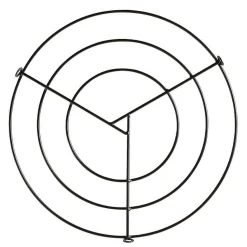 Rejilla Para El Techo Anular Negra Ø 40 Cm