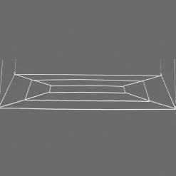 Rejilla Para Techo Rectangular Blanca 150 X 100 Cm