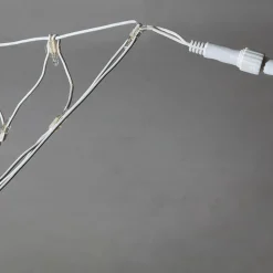 Sistema De Red De Luces Para Exteriores, Luz LED Blanca, Cable Blanco, 250 X 120 Cm