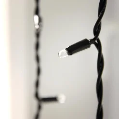 Sistema Profesional De Cortina De Luz LED IP67, 900 Cm Sin Cable De Alimentación, Negro