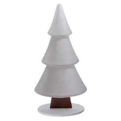 Soporte De Abeto De Nieve Con Purpurina 49 X 99 Cm Plata