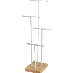 Soporte De Joyería, Expositor En Forma De T 4 Piezas, Altura 50 Cm