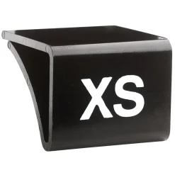 Topes Negros Para Baldas De Cristal XS