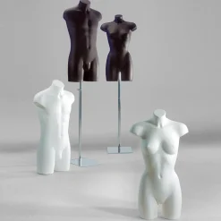 Torso De Plástico Lady 81 Cm, Blanco